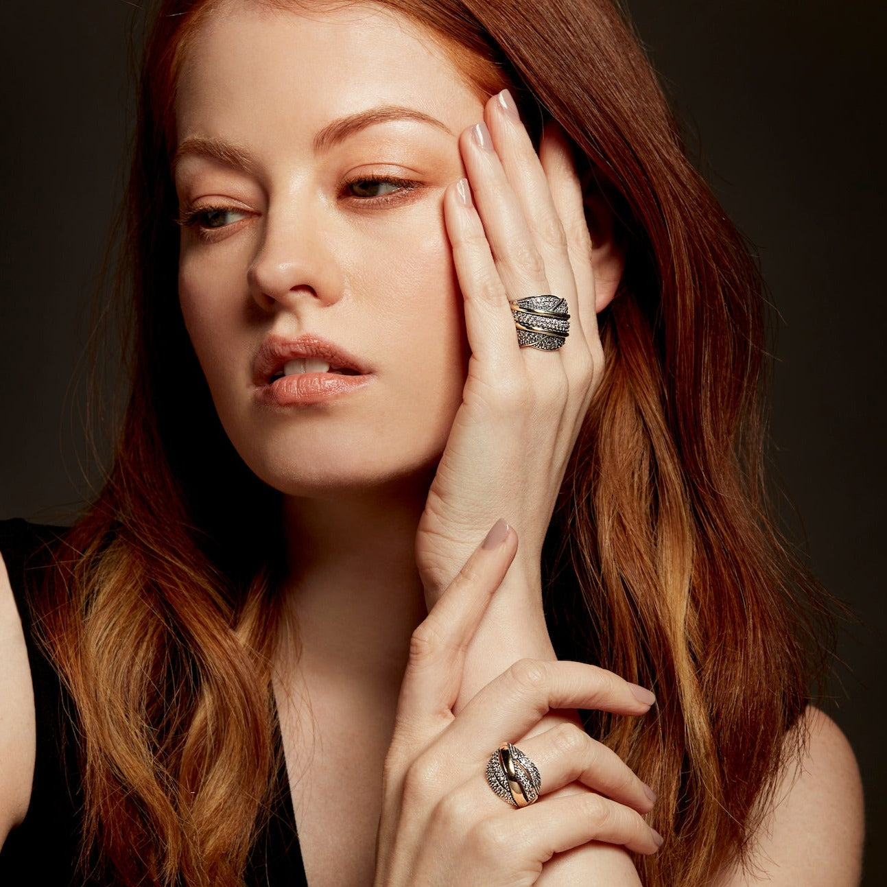 BAGUE SIRENUSE - Argent 925 & Or 14K