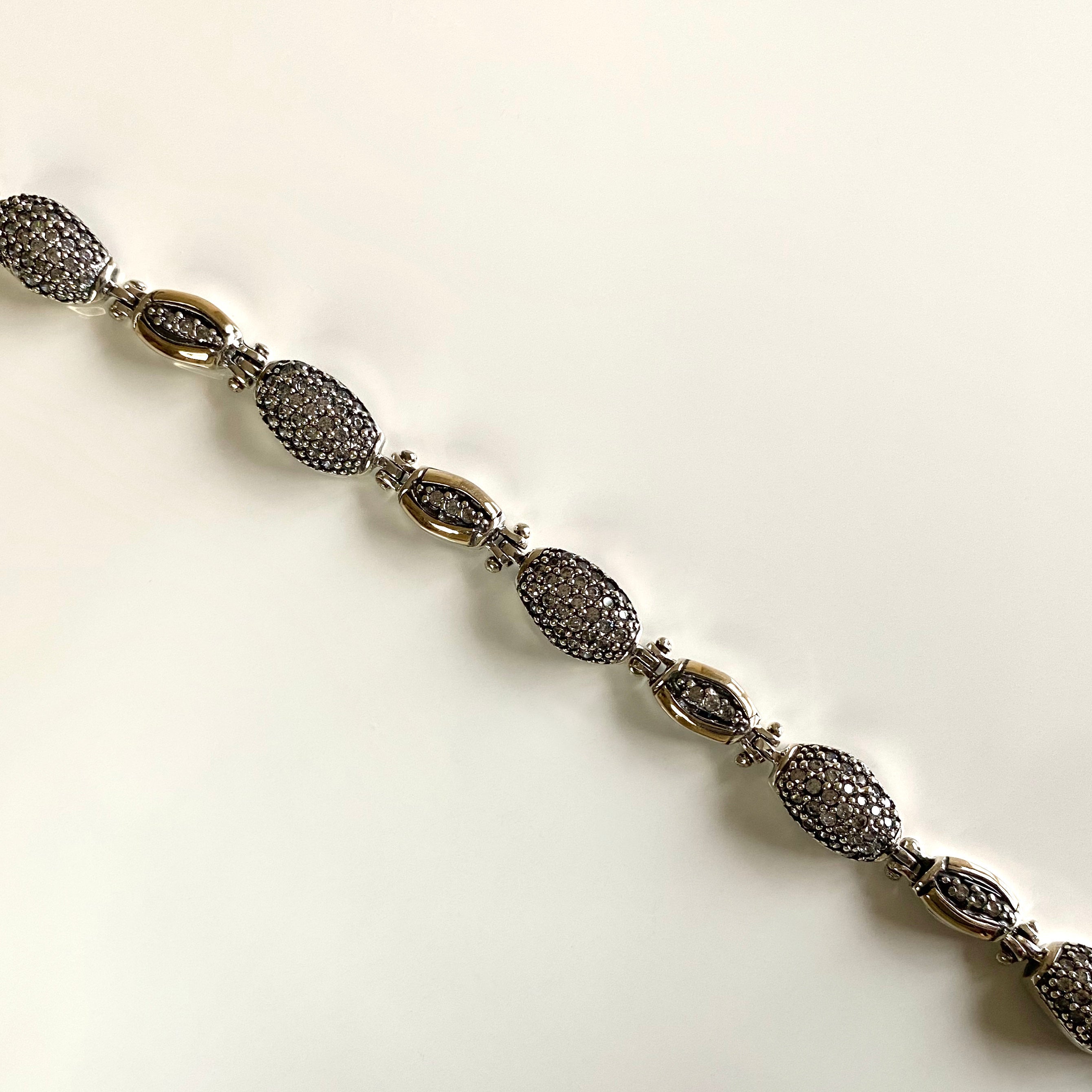 CAPRI CHAIN BRACELET - Sterling Silver & 14k Yellow Gold-Tayroni