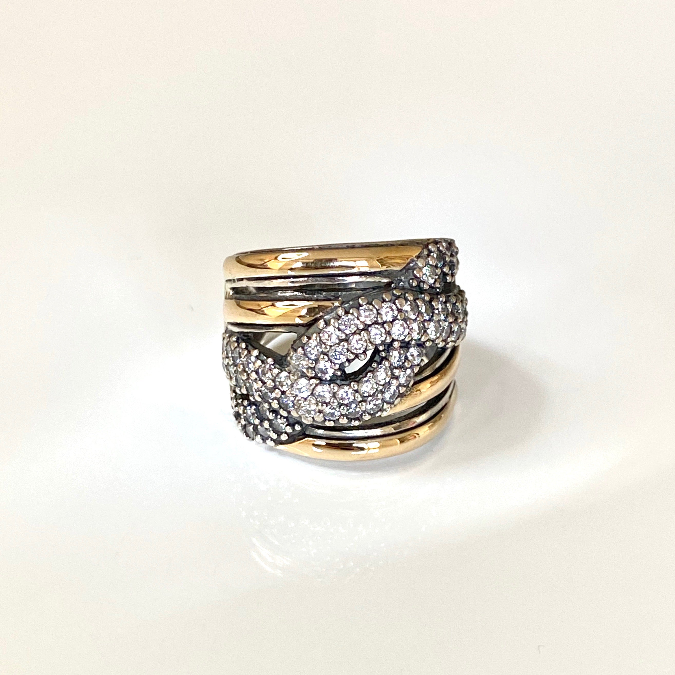 COSMO - Sterling Silver & 14k Yellow Gold-Tayroni