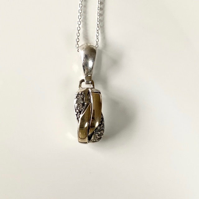 DOLCE VITA NECKLACE - Sterling Silver & 14k Yellow Gold-Tayroni