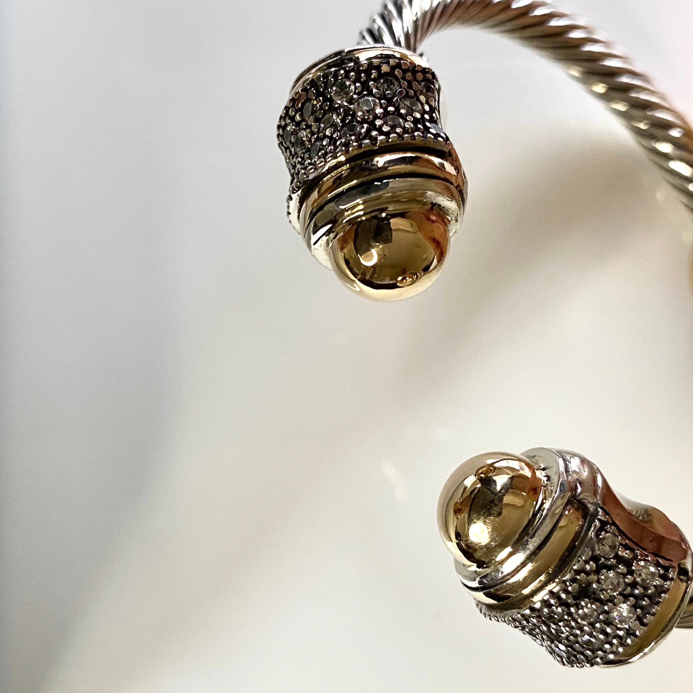 HAMPTONS CUFF BRACELET - Sterling Silver & 14k Yellow Gold-Tayroni