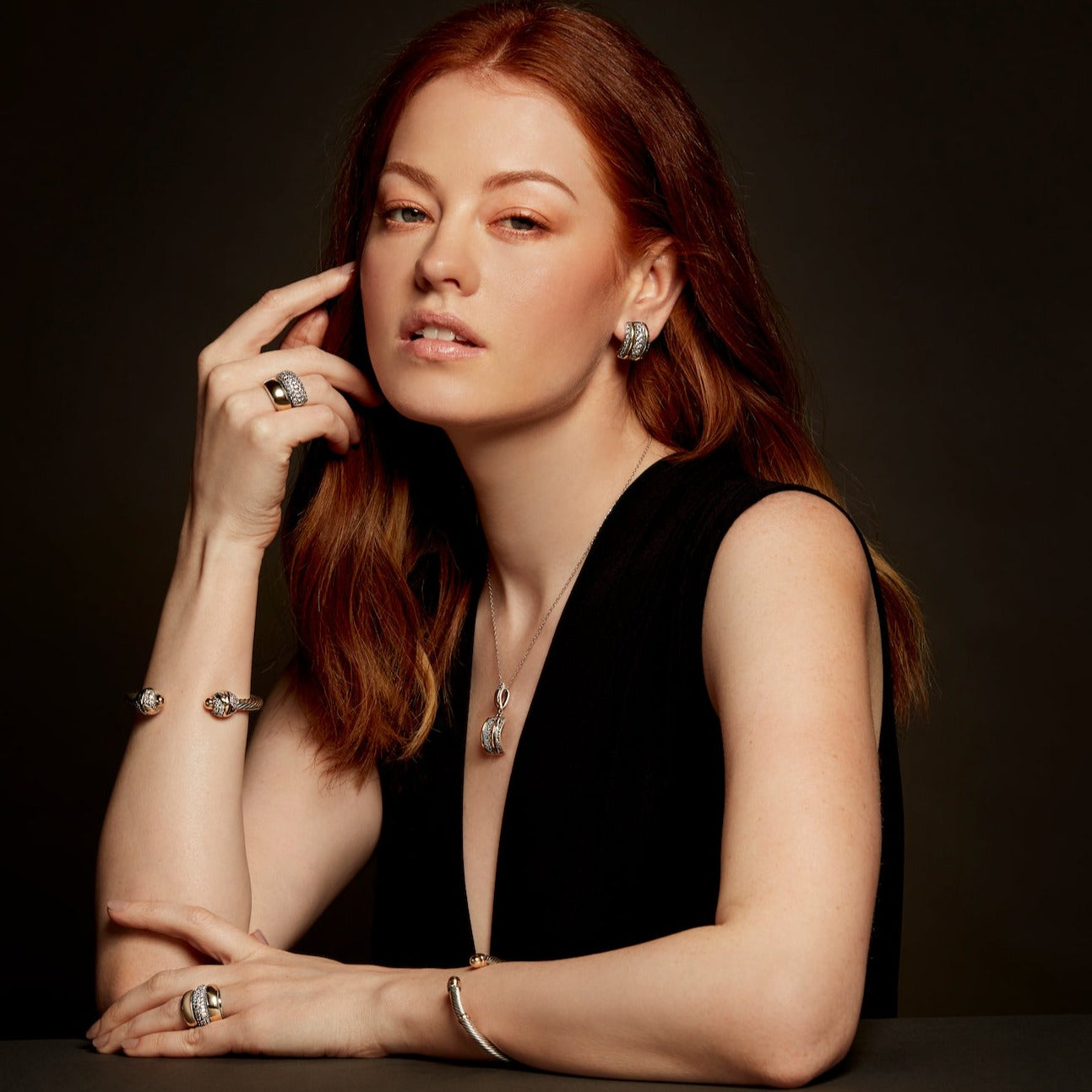 BAGUE INTERSTELLAR - Argent 925 & Or 14K