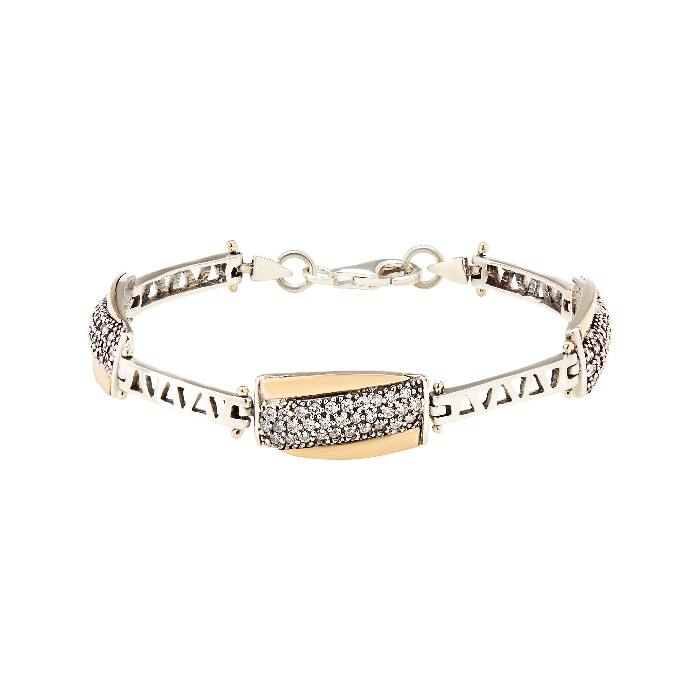 AMANTE CHAIN BRACELET - Sterling Silver & 14k Yellow Gold-Tayroni