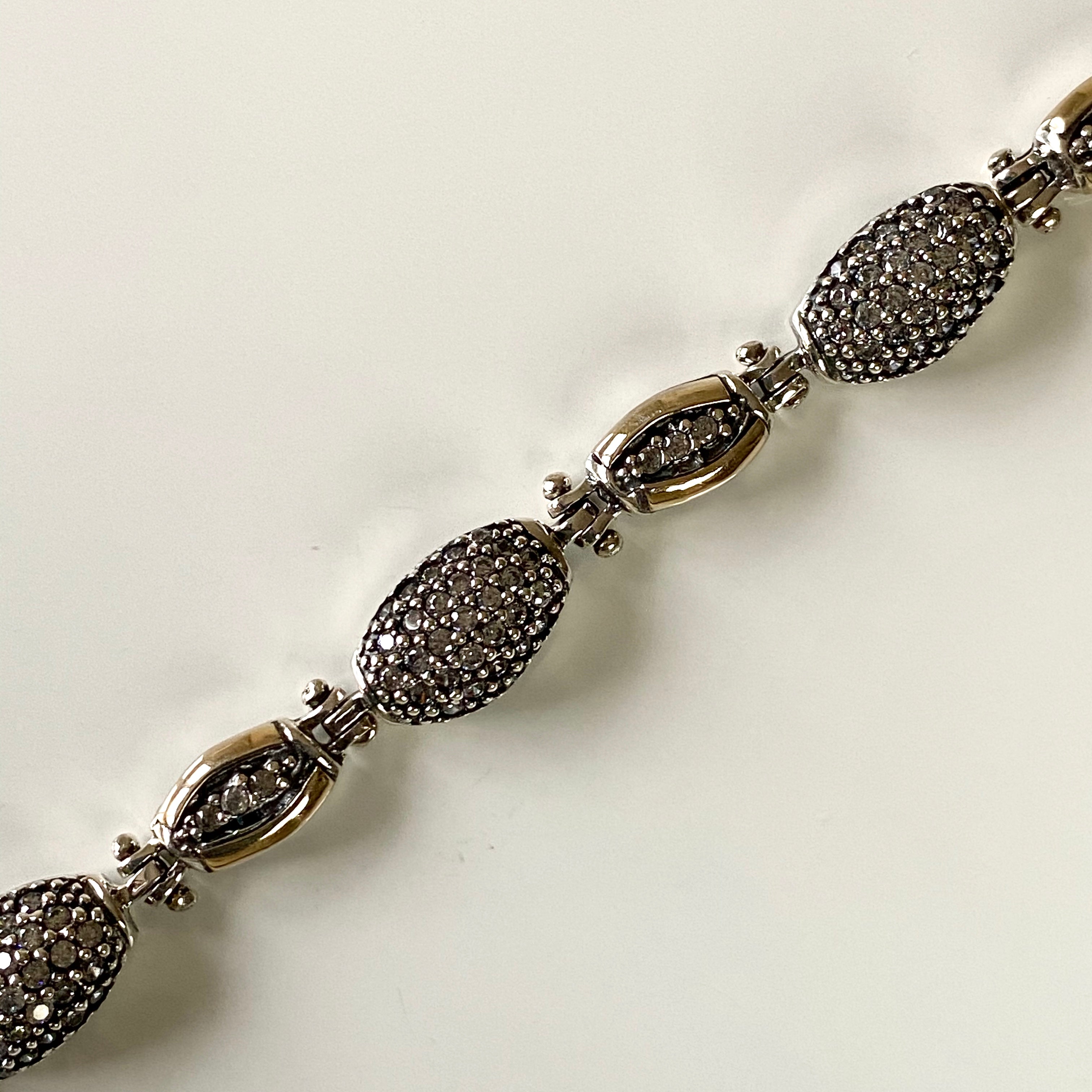 CAPRI CHAIN BRACELET - Sterling Silver & 14k Yellow Gold-Tayroni