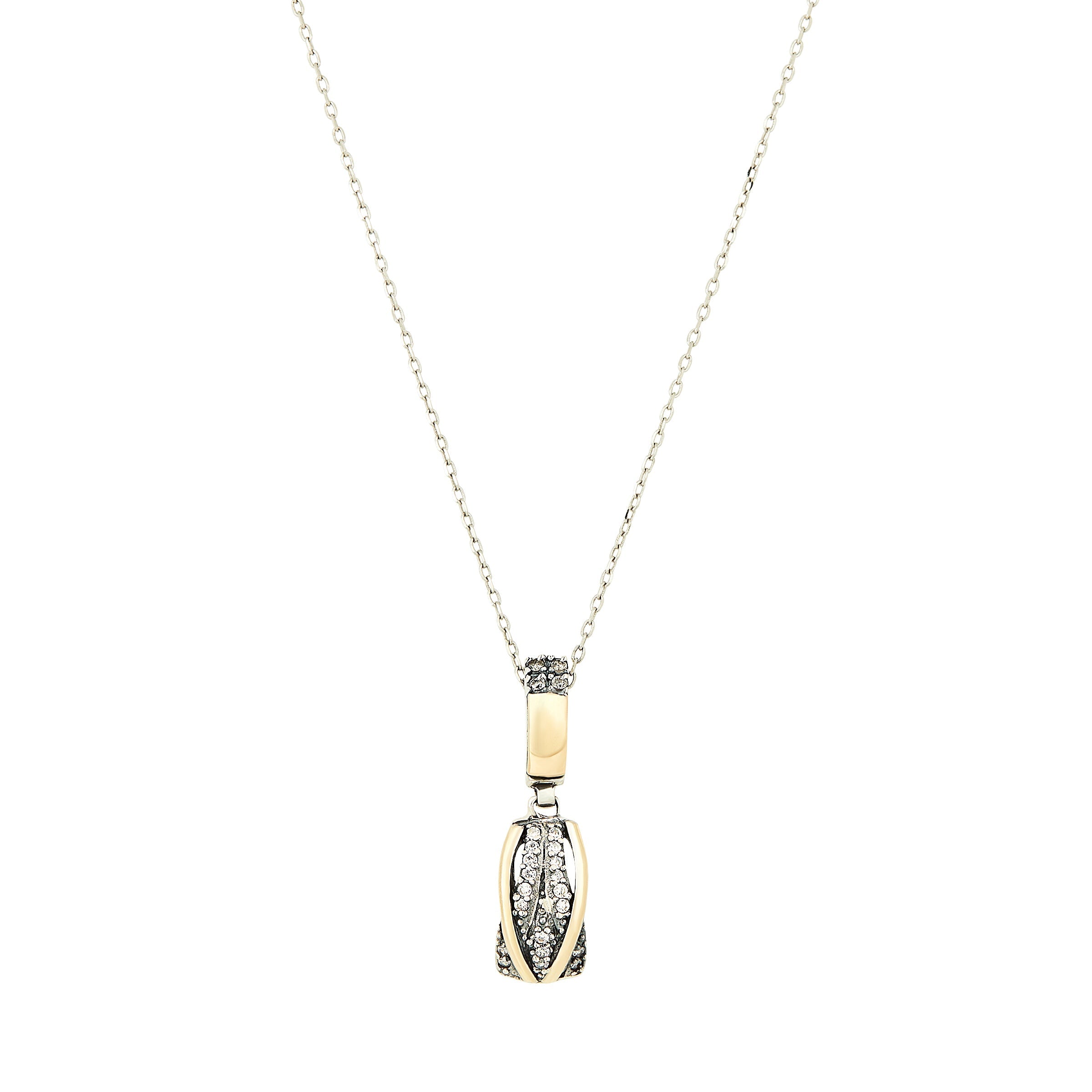 CAPRI NECKLACE - Sterling Silver & 14k Yellow Gold-Tayroni