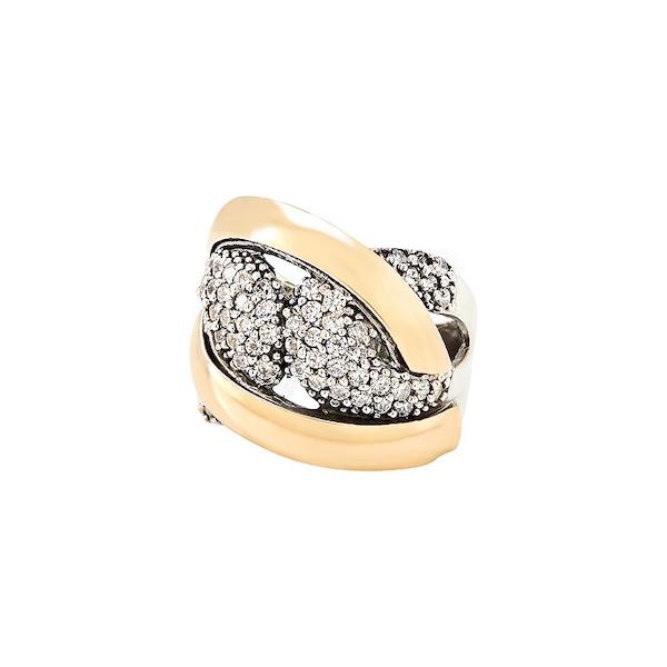 CAPRI RING - Sterling Silver & 14k Yellow Gold-Tayroni