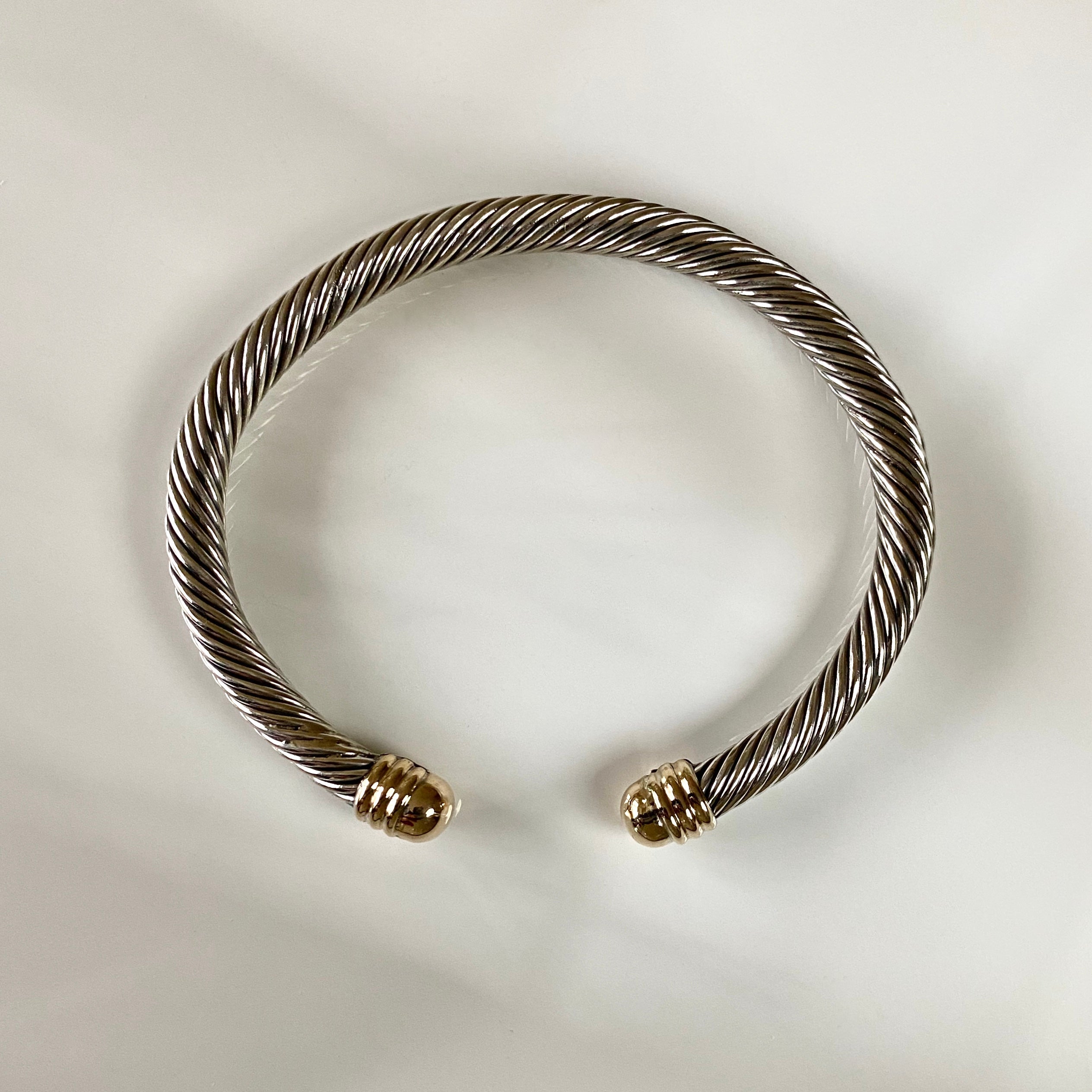 EDEN ROC CUFF BRACELET - Sterling Silver and 14k Yellow Gold-Tayroni