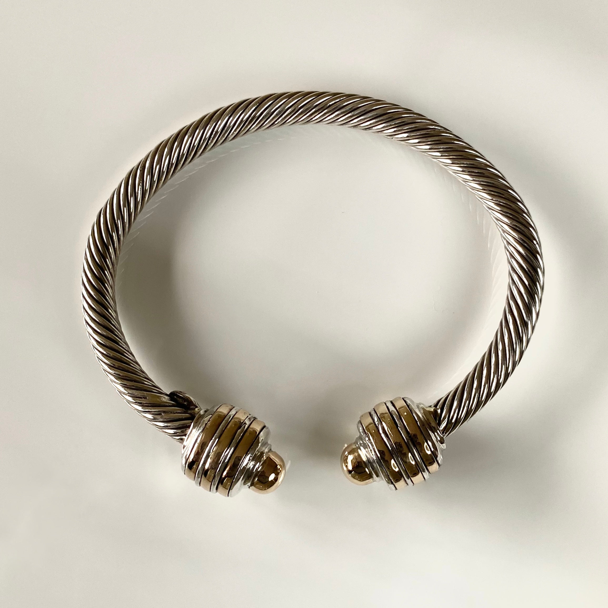 ESTELAR CUFF BRACELET - Sterling Silver and 14k Yellow Gold-Tayroni