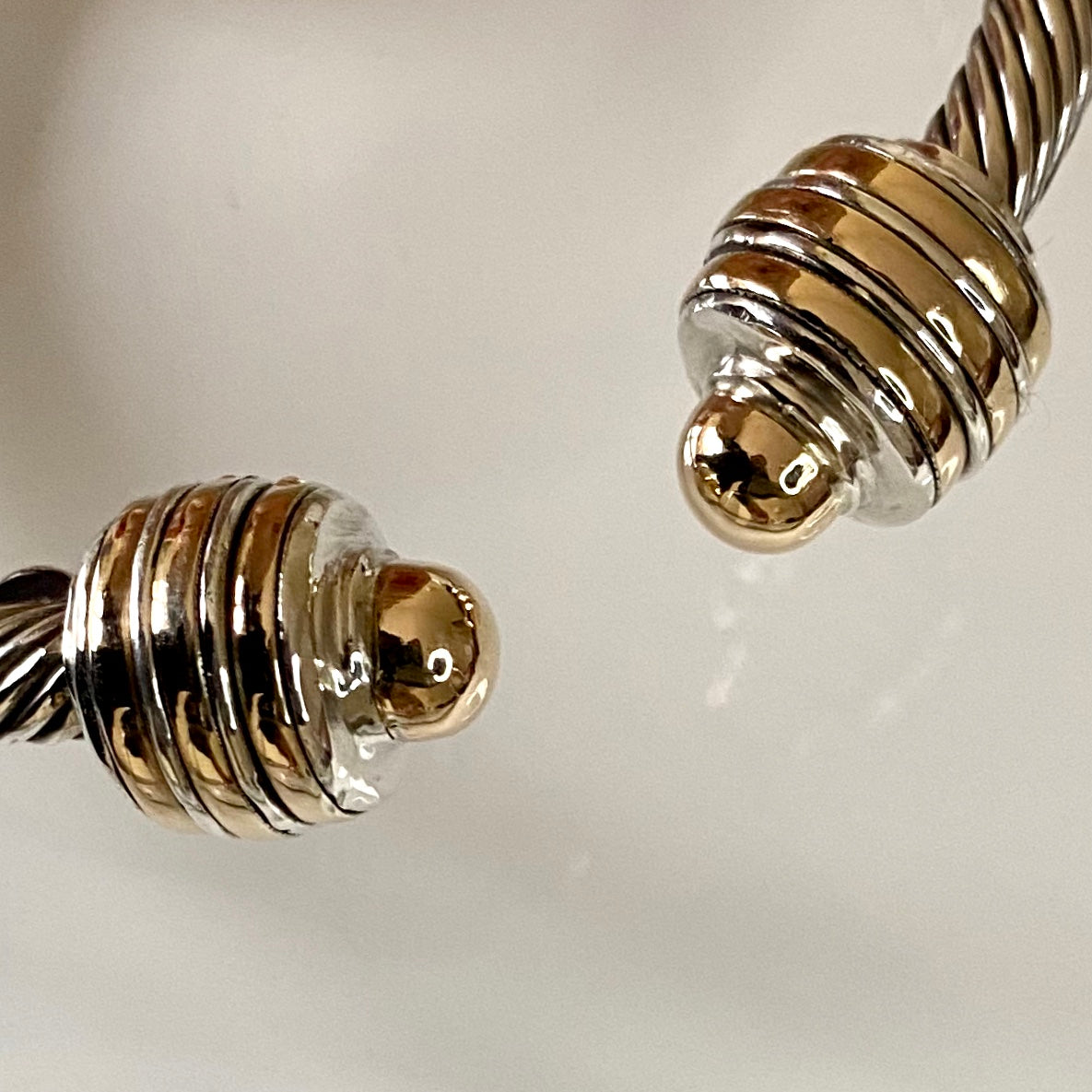 ESTELAR CUFF BRACELET - Sterling Silver and 14k Yellow Gold-Tayroni