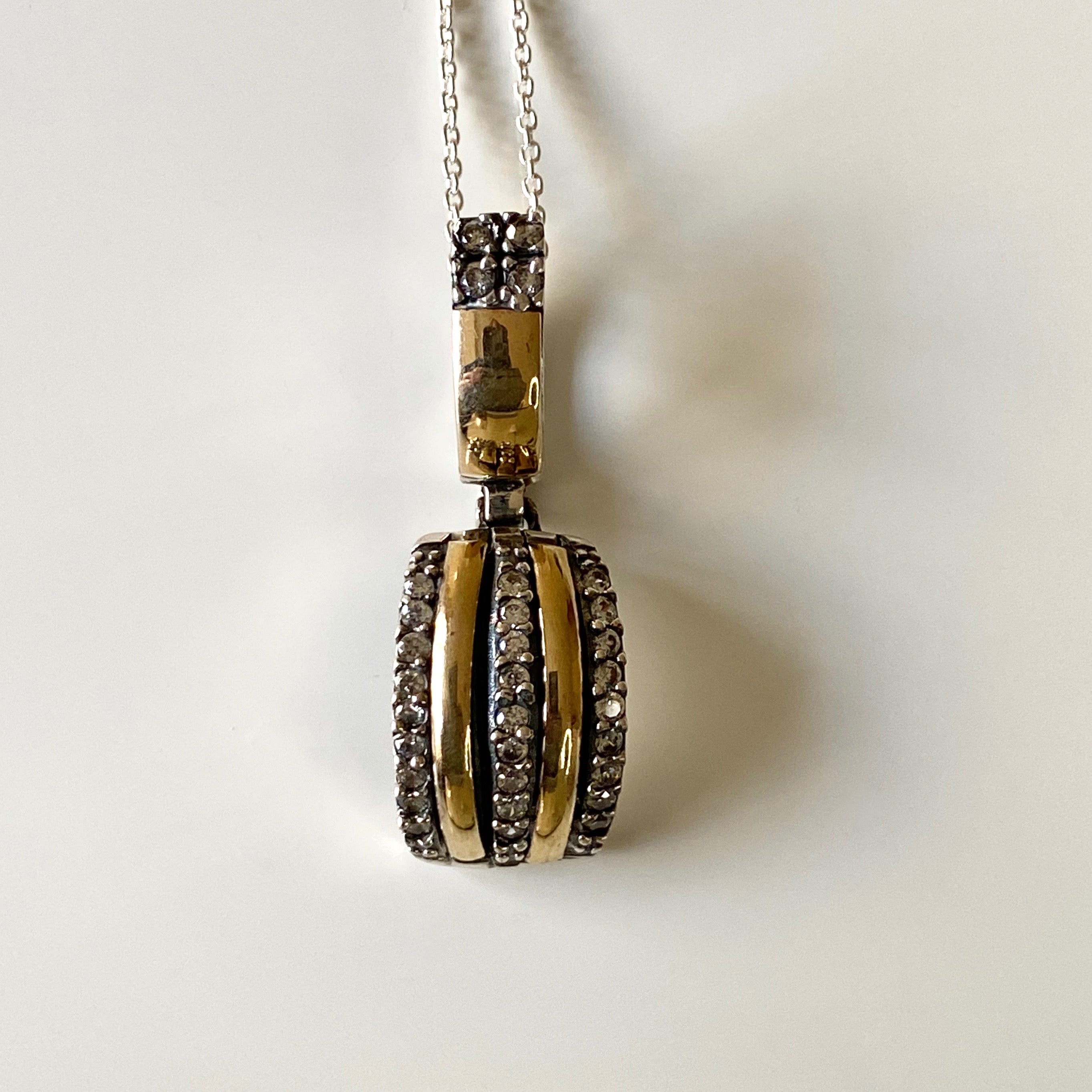 ESTELAR NECKLACE - Sterling Silver & 14k Yellow Gold-Tayroni