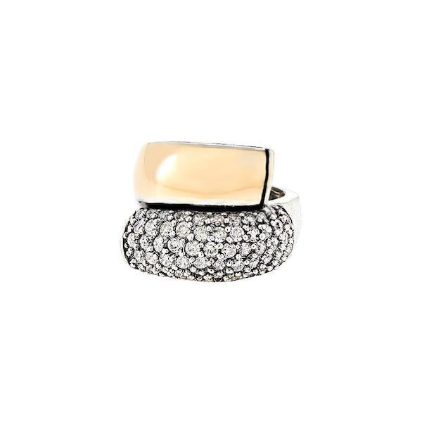 INTERSTELLAR RING - Sterling Silver & 14k Yellow Gold-Tayroni