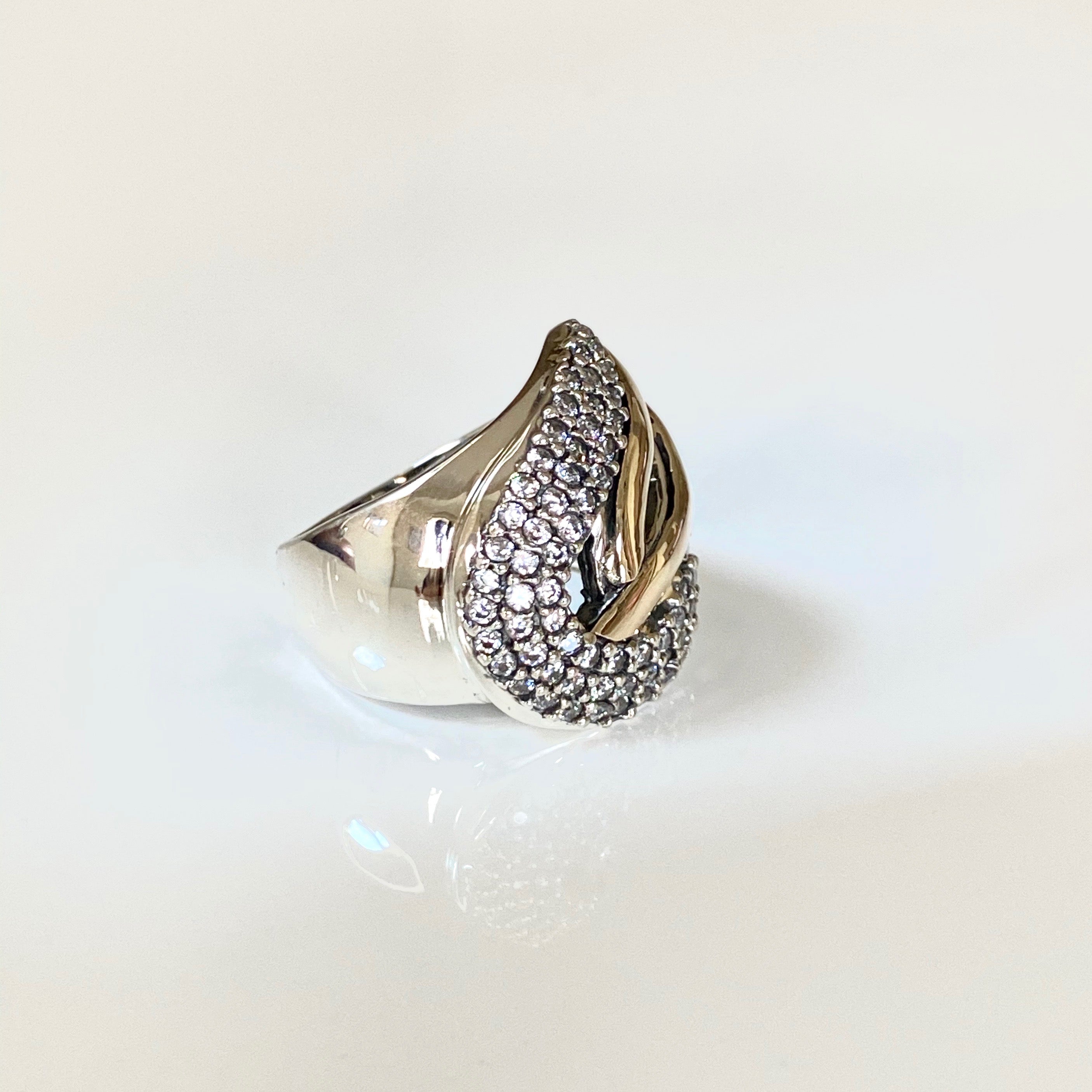 LIGHTME RING - Sterling Silver & 14k Yellow Gold-Tayroni