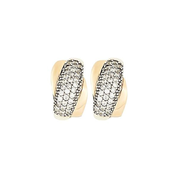 NOBU EARRINGS - Sterling Silver & 14k Yellow Gold-Tayroni